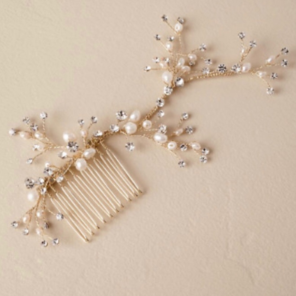 BHLDN Jori Gold Hair Comb